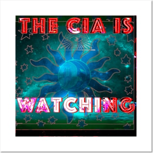 The CIA is Watching Posters and Art